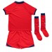 Anglie Dětské Oblečení Venkovní Dres MS 2022 Krátkým Rukávem (+ trenýrky)